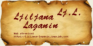 Ljiljana Laganin vizit kartica